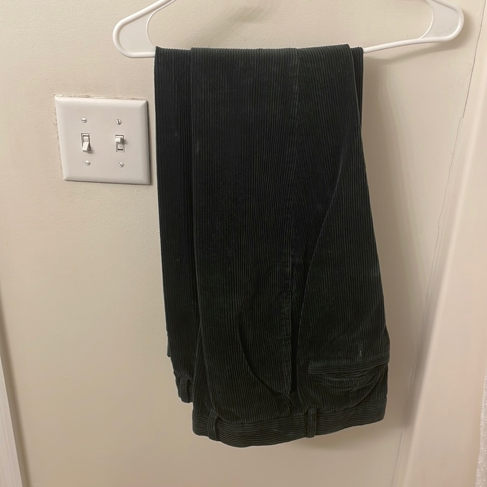 Brooks Brothers Green Corduroy Pants 32x30